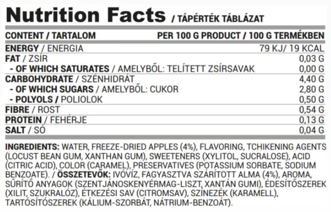 Apple Fruit Jelly | Zero Sugar 300 grams