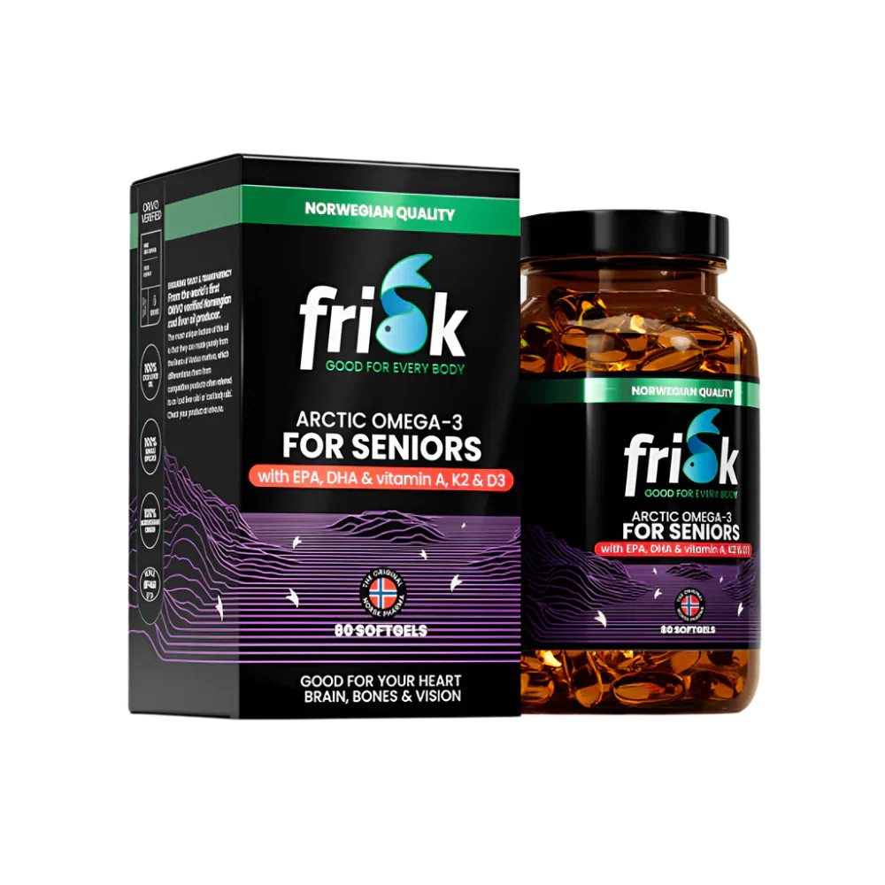 Arctic 50+ – Omega-3 – 100% Wild Arctic Cod – 80 Capsules