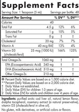Ártico -D Óleo de fígado de bacalhau líquido 850 mg - 237 ml