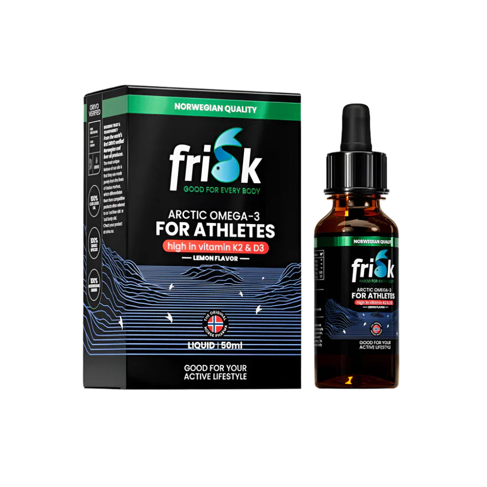 Arctic Sport – Omega-3 for Athletes – Wild Fish from Norway / Lemon Flavor – 50 ml