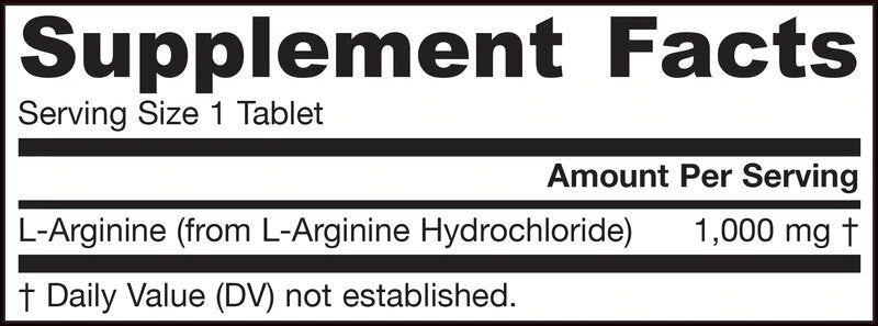 Arginina 1000 mg / arginina - 100 tabletek