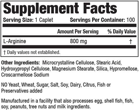 Arginine Supreme - 100 tabletas