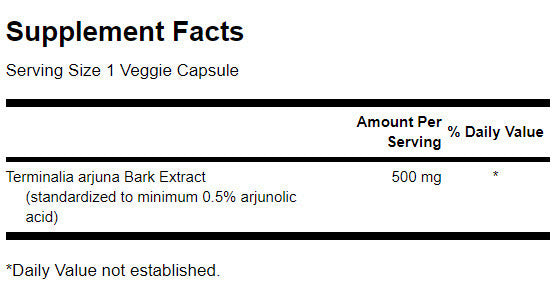 Arjuna 500 mg - 60 cápsulas