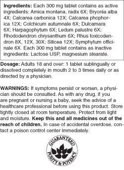 Artritis Pain Relief 100 tabletten
