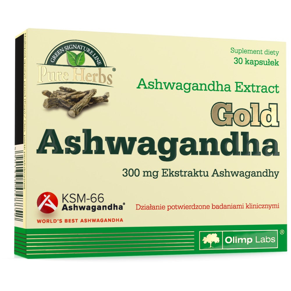 GOLD Ashwagandha KSM-66 Premium - 30 капсули - Feel You