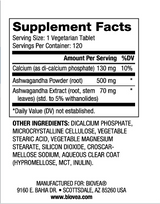 Ashwagandha 572 mg / 120 karty