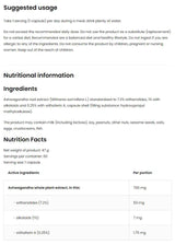 Ashwagandha 700 mg/vege 60 cápsulas