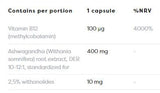 Ashwagandha Extra 400 mg - 60 tobolek