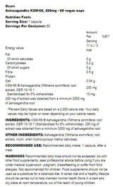 Ashwagandha KSM -66® 200 mg - 180 cápsulas