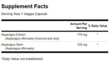 Asparagus Extract - 60 capsules