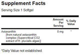 Astaxanthin 8 mg 30 κάψουλες πηκτής