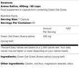 Avena sativa 400 mg 60 kapsułek