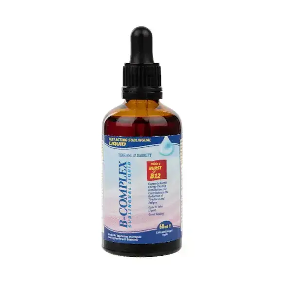 Complexo de vitamina B (complexo B) 60ml Holanda e Barrett