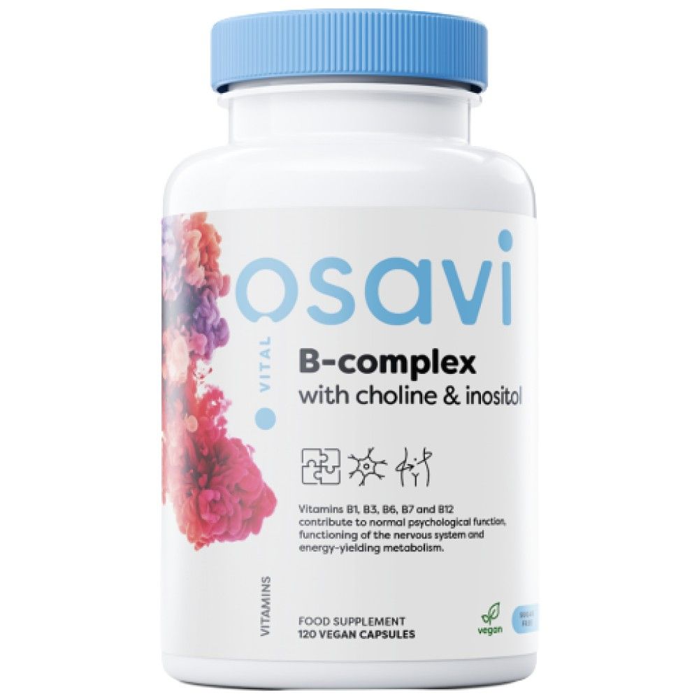 B-Complex with Choline & Inositol - 120 capsules