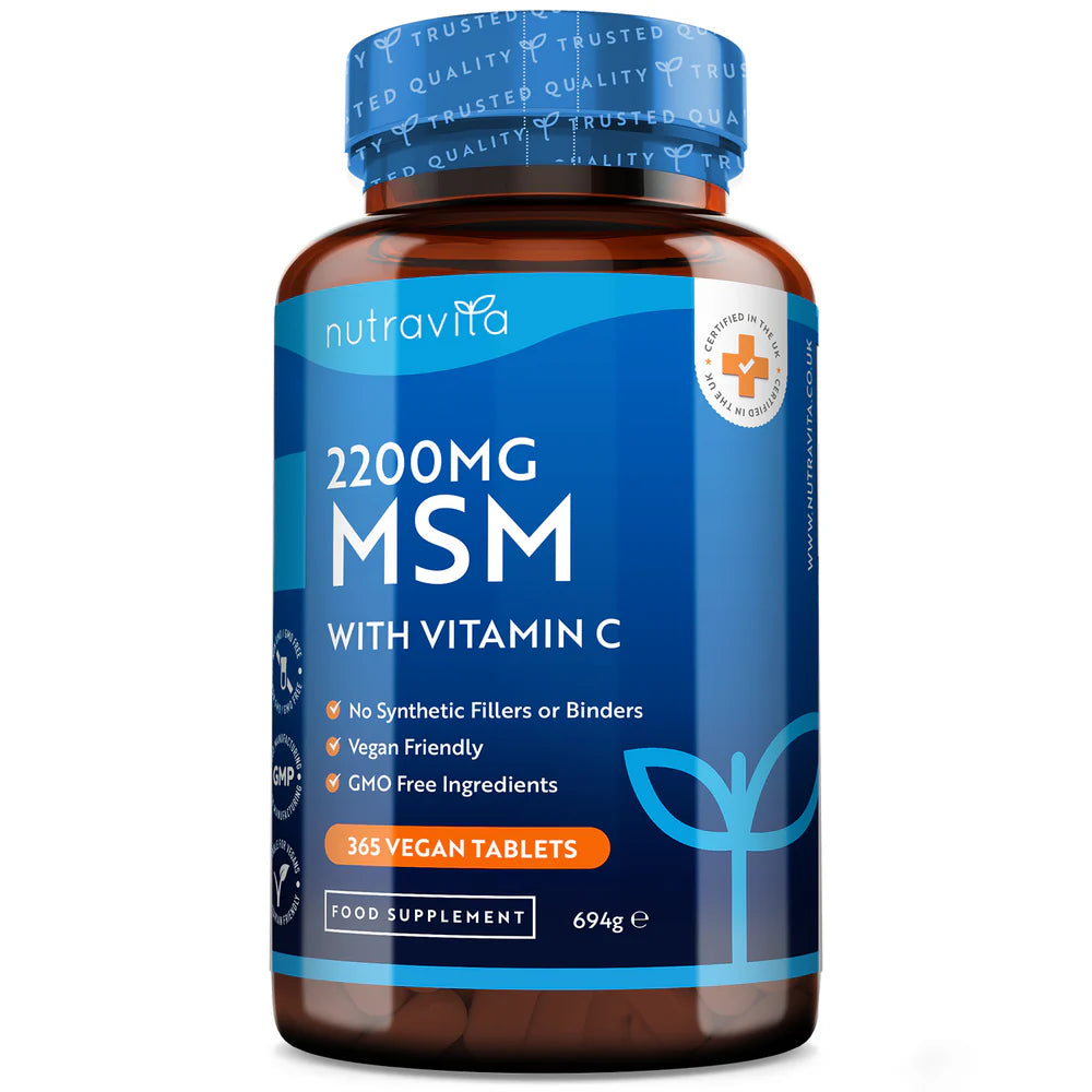 MSM 2200 mg - 365 skirtukai.