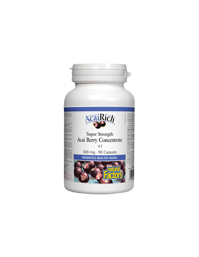 Acai Berry Concentrate 4:1 500 mg - 90 капсули - Feel You