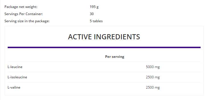 BCAA 2: 1: 1 1000 150 tabletten