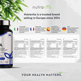 BCAA (2:1:1) met vitamine B6 en B12 - 180 Vcaps. <tc>Nutravita</tc>