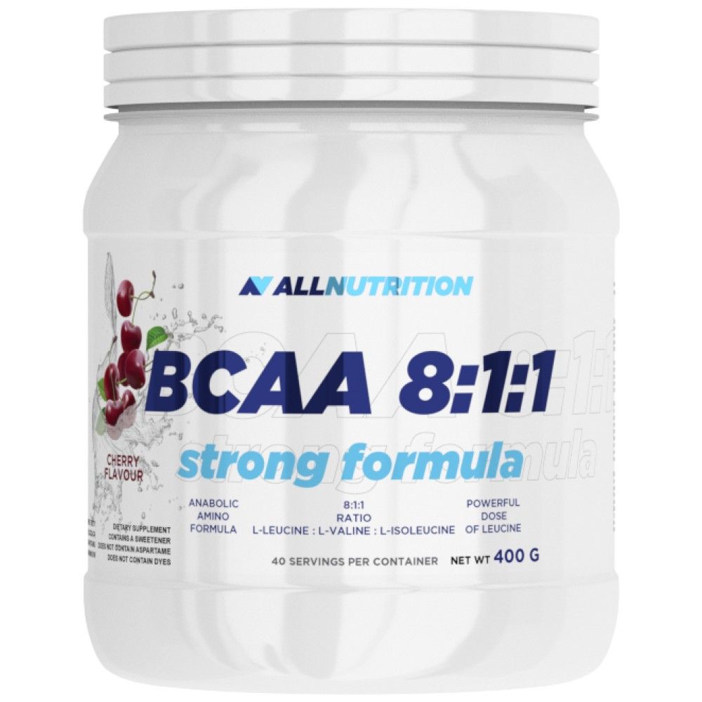 BCAA 8: 1: 1 sterke formule - 400 gram