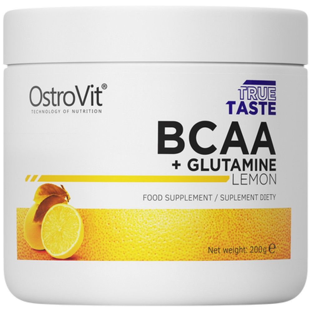BCAA + glutamino milteliai - 200 gramų