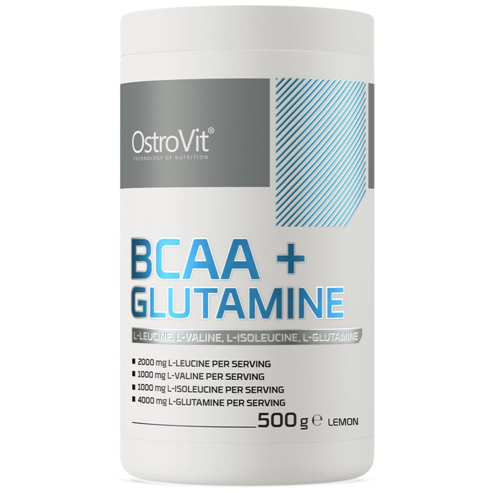 BCAA + glutamino milteliai - 200 gramų