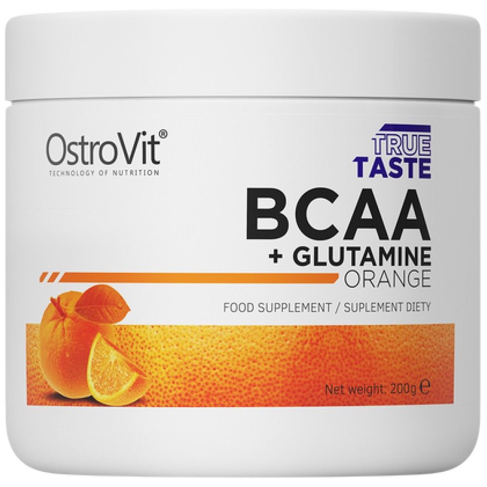 BCAA + glutamino milteliai - 200 gramų