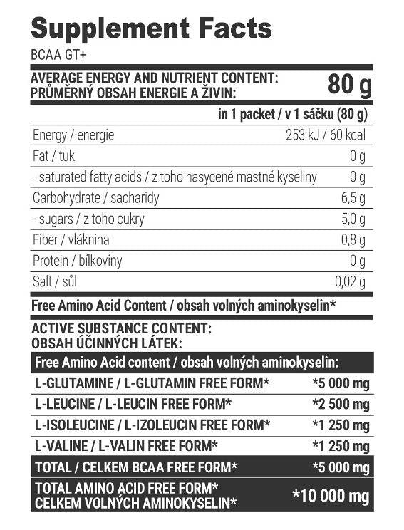 BCAA GT+ - 80 gram