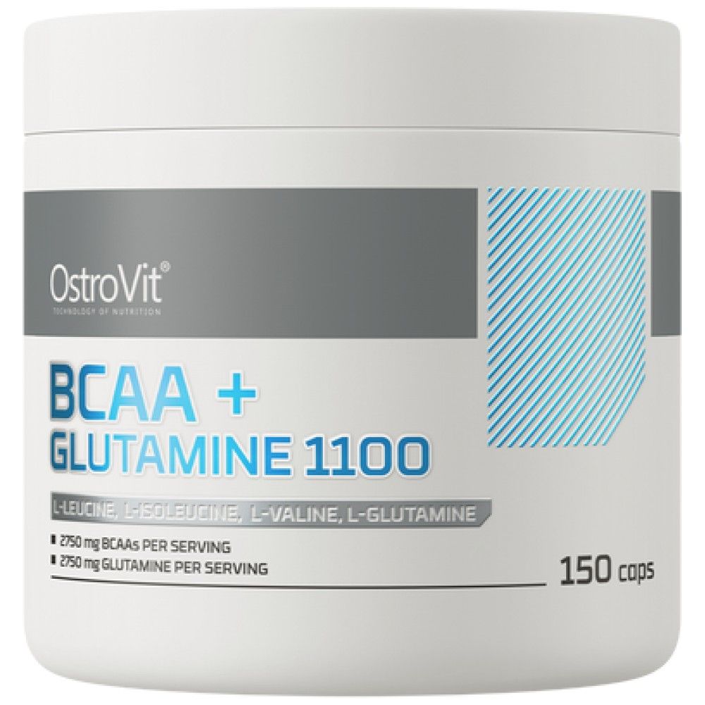 BCAA + glutamiin 5500 mg - 150 kapslit