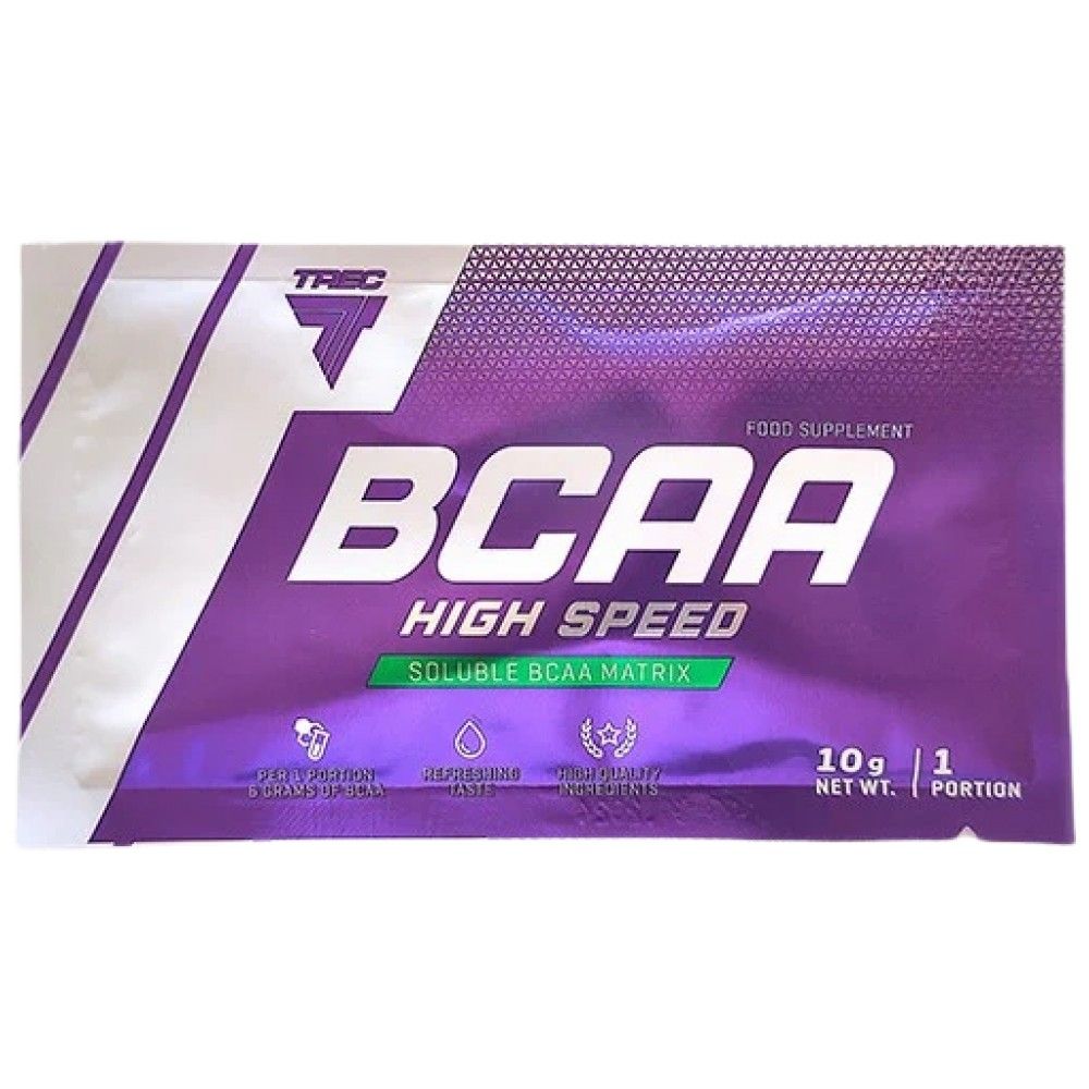 BCAA Vysoká rychlost | Rozpustná matice BCAA - 10 gramů