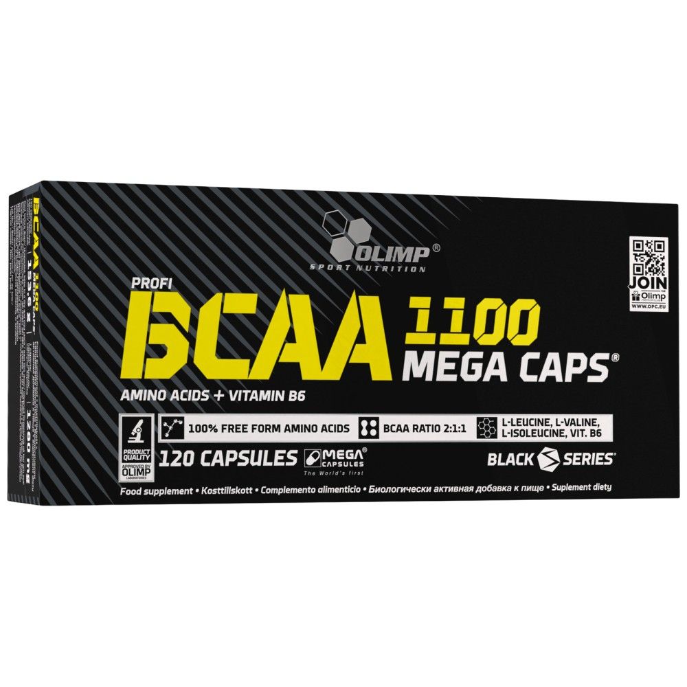 BCAA Mega Caps 1100 - 120 cápsulas