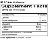 BCAAs Unflavored | 100% Micronized 2:1:1 BCAA Formula - 318 grams