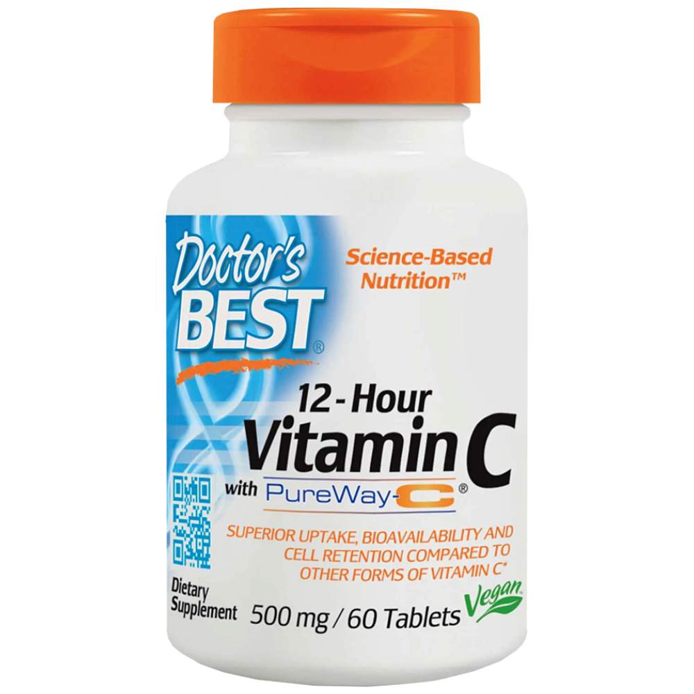 Beste 12-uurs vitamine C met PureWay-C-60-tabletten