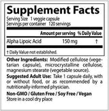 Melhor ácido alfa lipóico 150 mg - 120 cápsulas