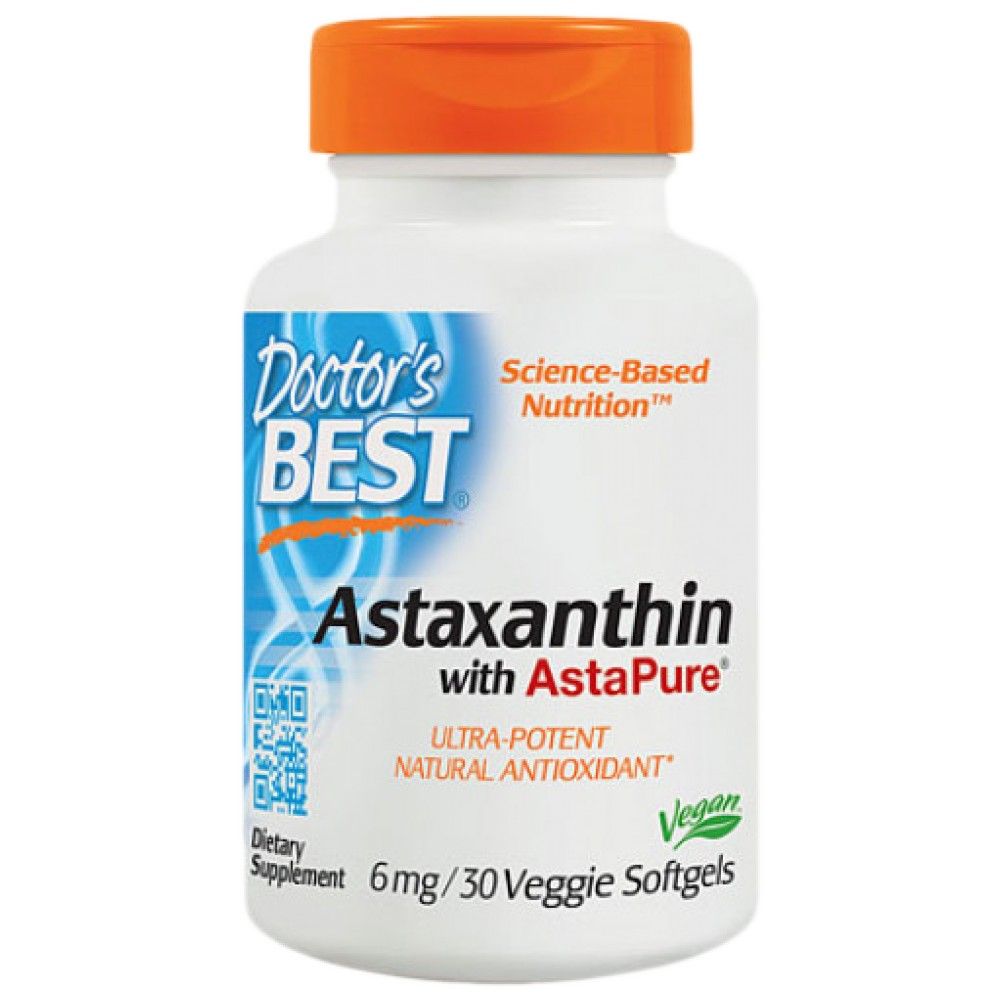Nejlepší astaxanthin 6 mg - 30 gelových tobolek
