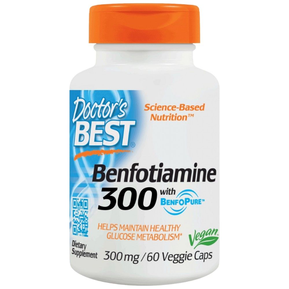 Najlepszy benfotiamina 300 mg | Benfopure - 60 kapsułek