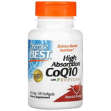 BEST CoQ10 with Bioperine 100 mg - 120 Gel capsules