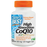 BEST CoQ10 with Bioperine 100 mg - 120 capsules