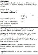 BEST CoQ10 with Bioperine 400 mg - 60 capsules