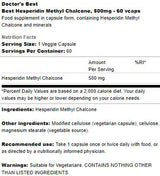 Nejlepší hesperidin methyl chalcone 500 mg - 60 tobolek