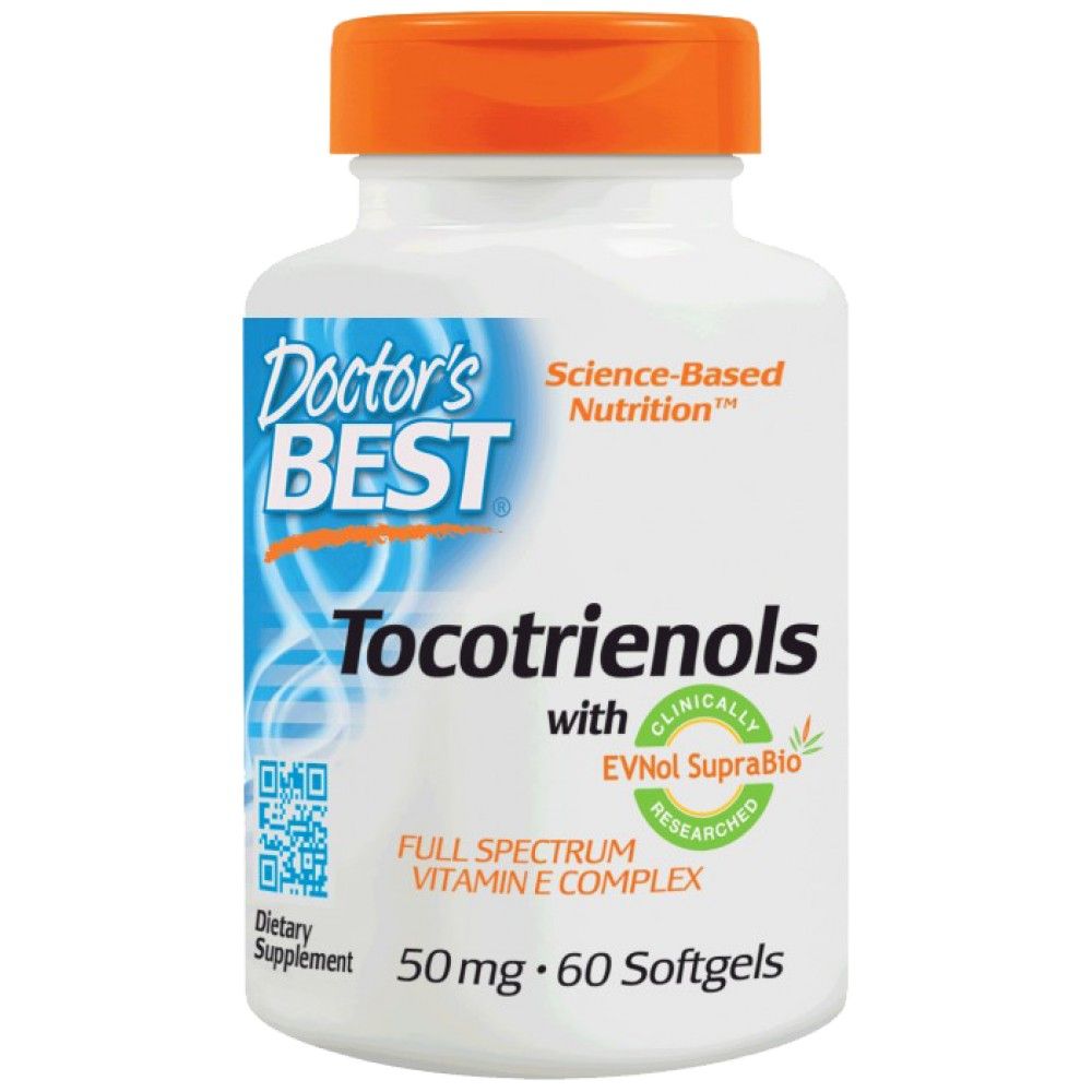 BEST Tocotrienols / Vitamin E Complex 50 mg - 60 Gel capsules
