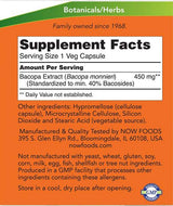 Bacopa Extract 450 mg - 90 capsules
