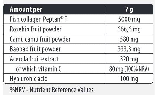 Beauty Marine Colagen / se superpotravinami a kyselinou hyaluronovou - 210 gramů