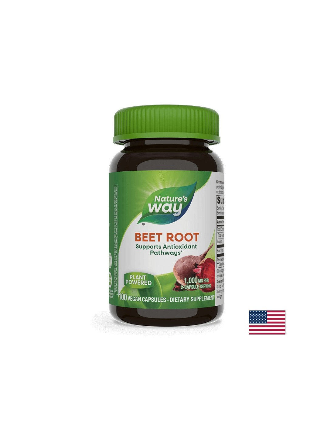Burokėlių šaknis 500 mg - 100 kapsulių