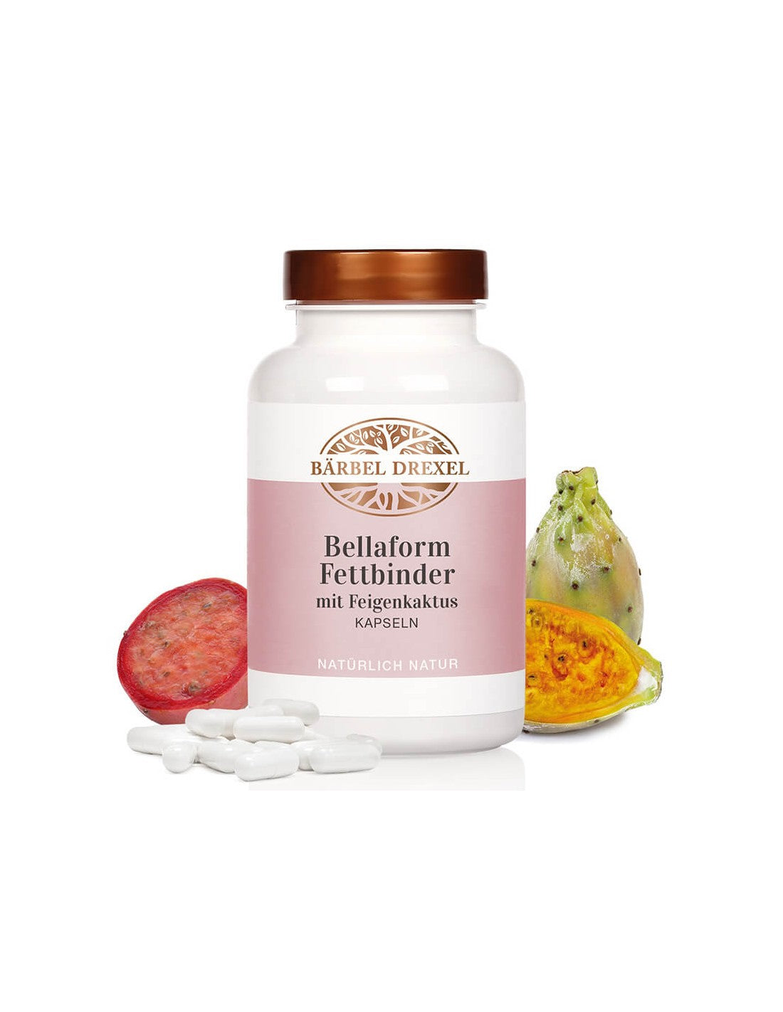 Bellaform Fettbinder mit Feigenkaktus/ For obesity and overweight, 120 capsules Bärbel Drexel