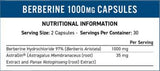 Berberine 1000 mg met astragin - 60 capsules