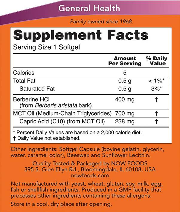 Berberine / Glucose -ondersteuning - 90 gelcapsules