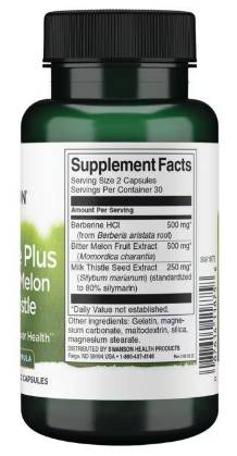 Berberine Plus | with Bitter Melon and Milk Thistle 60 capsules