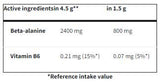 Beta -Lanine Endurance Sport Powder | Met vitamine B6 - 240 gram