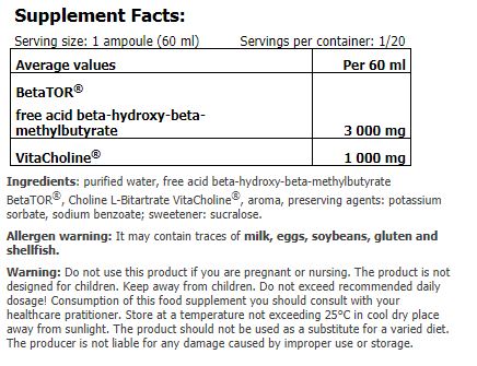 Betator® Liquid Shot Box / 20 x 60 ml