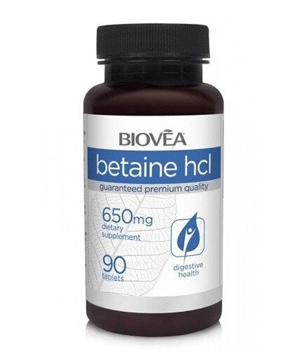 Betaine HCL 650 mg / 90 zakładek